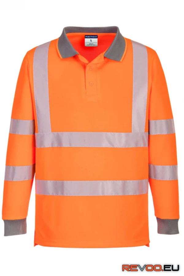 Eco Hi-Vis hosszú ujjú póló (6-os csomag)   Portwest EC11 