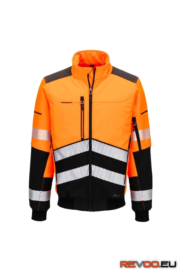 EV4 Hi-Vis háromrétegű softshell bomberdzseki Portwest EV468 1.