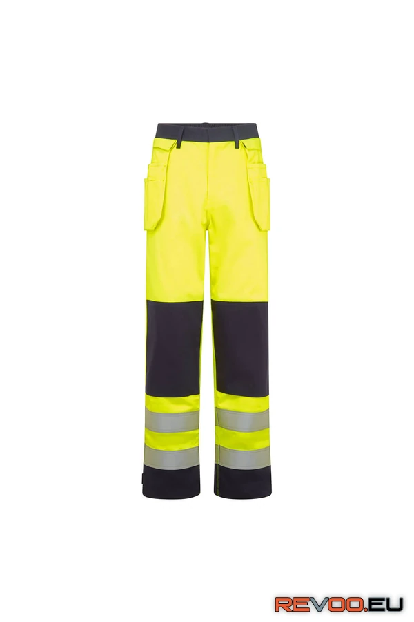 Bizflame Work Hi-Vis Contrast FR antisztatikus és lángálló lengőzsebes nadrág Portwest FR440