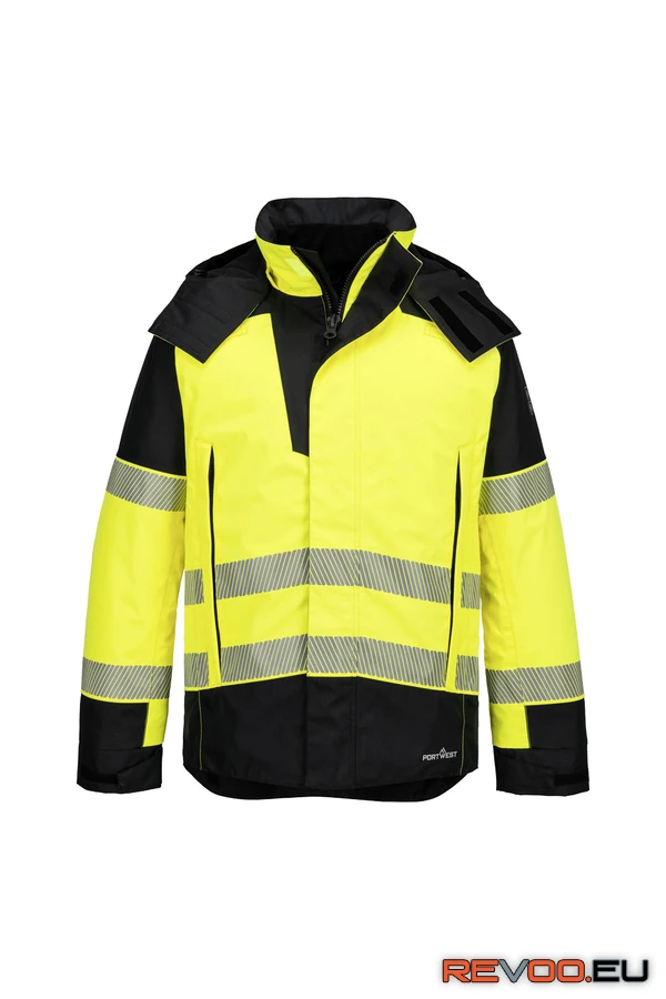 PW3 FR Modaflame Hi-Vis téli esőkabát Portwest FR606 1.