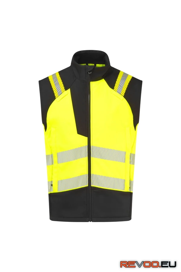 PW3 Modaflame softshell Hi-Vis FR antisztatikus és lángálló mellény Portwest FR719 1.