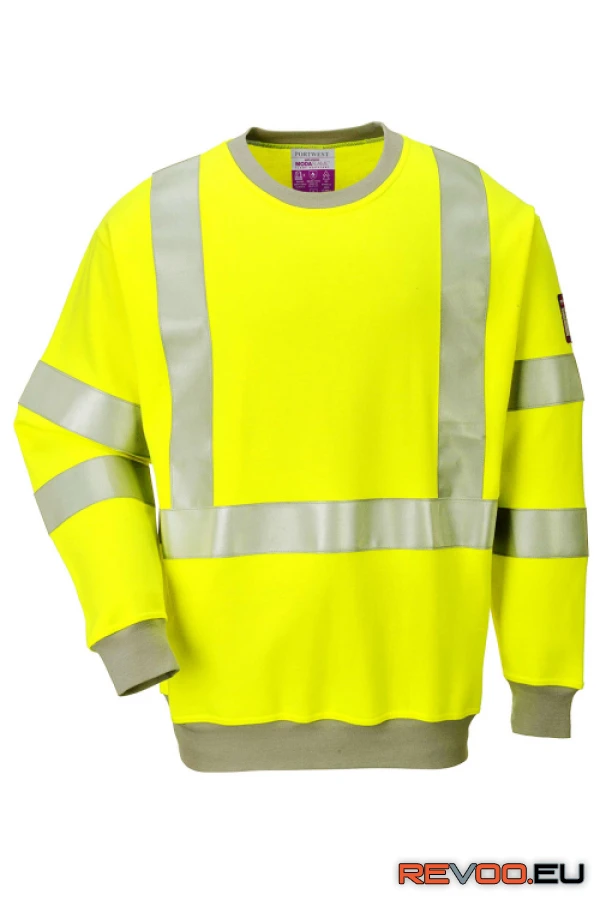 Lángálló, antisztatikus, Hi-Vis pulóver   Portwest FR72 