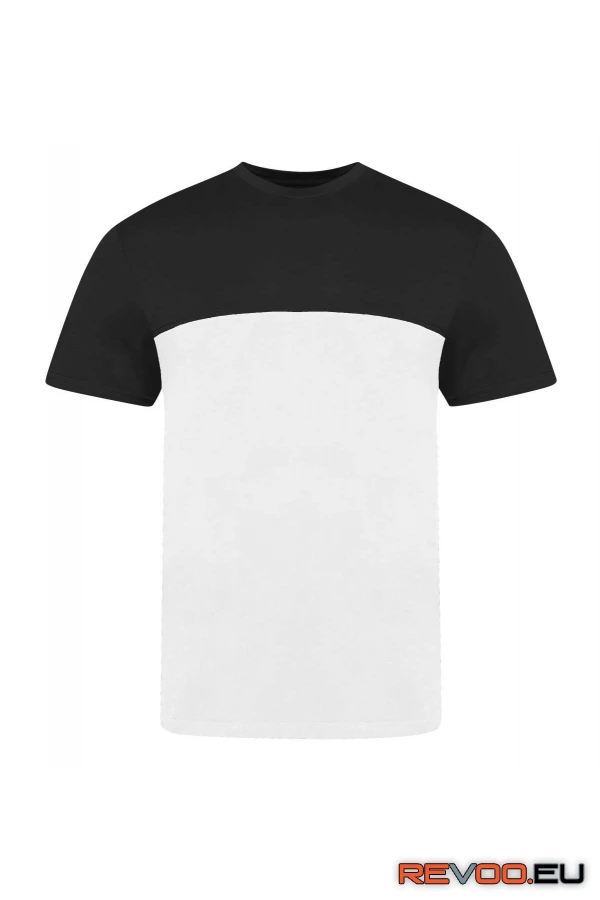 Colour block környakas póló   Just Ts JT110 