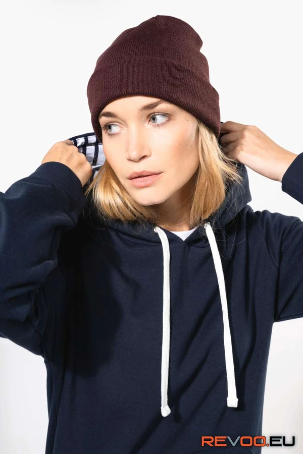 Uniszex Contrast mintás kapucnis pulóver Kariban KA4013 10.