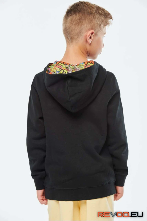 Uniszex kids contrast patterned kapucnis pulóver   Kariban KA4014 8.