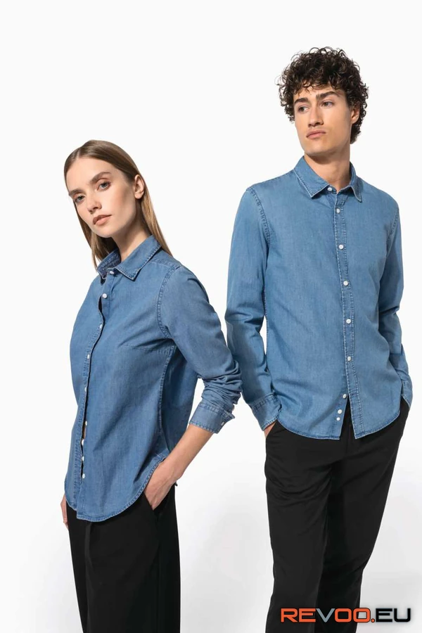 Hosszú ujjú ing (chambray) Kariban KA512 4.