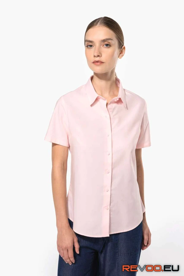 Női rövid ujjú oxford ing Kariban KA536 1.