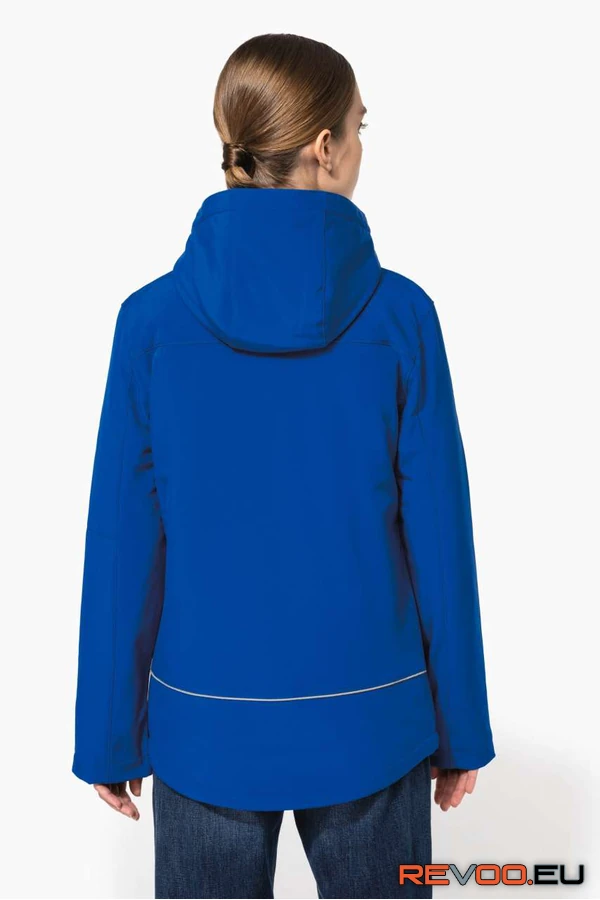 Kapucnis bélelt női softshell kabát Kariban KA651 10.