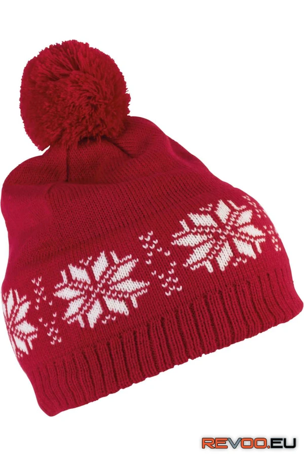 Fair Isle kötött sapka K-UP KP540 4.