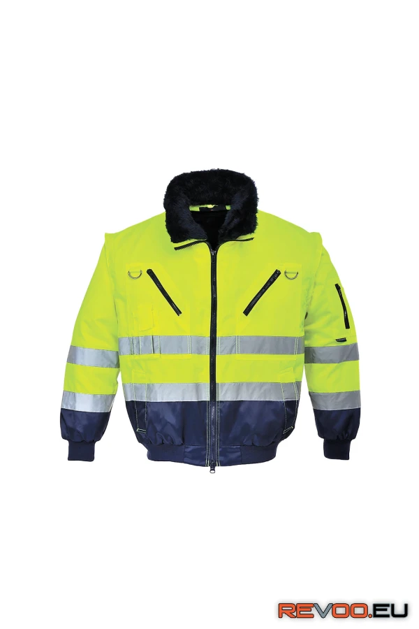 Hi-Vis 3-in-1 Pilóta dzseki   Portwest PJ50 3.