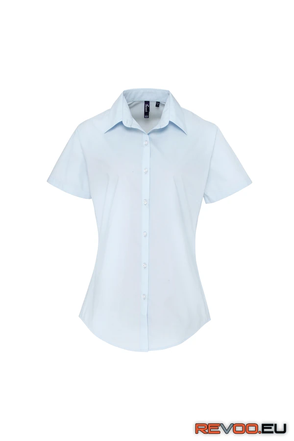 Poplin Supreme rövid ujjú női ing Premier PR309
