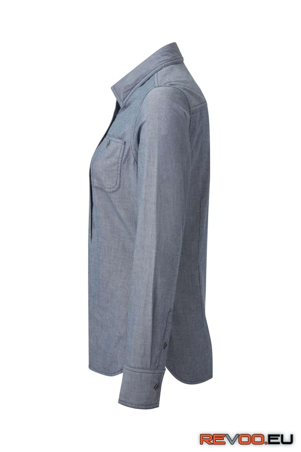 Női bio Chambray fairtrade ing Premier PR347 1.