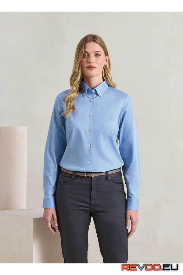 Supreme Oxford hosszú ujjú női ing Premier PR384