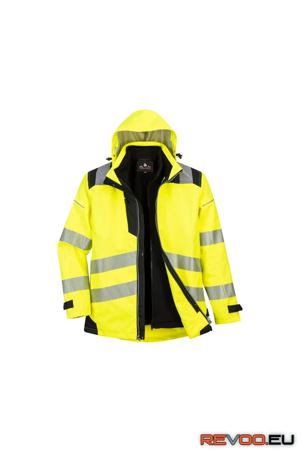 PW3 Hi-Vis 3-in-1 kabát   Portwest PW365 2.