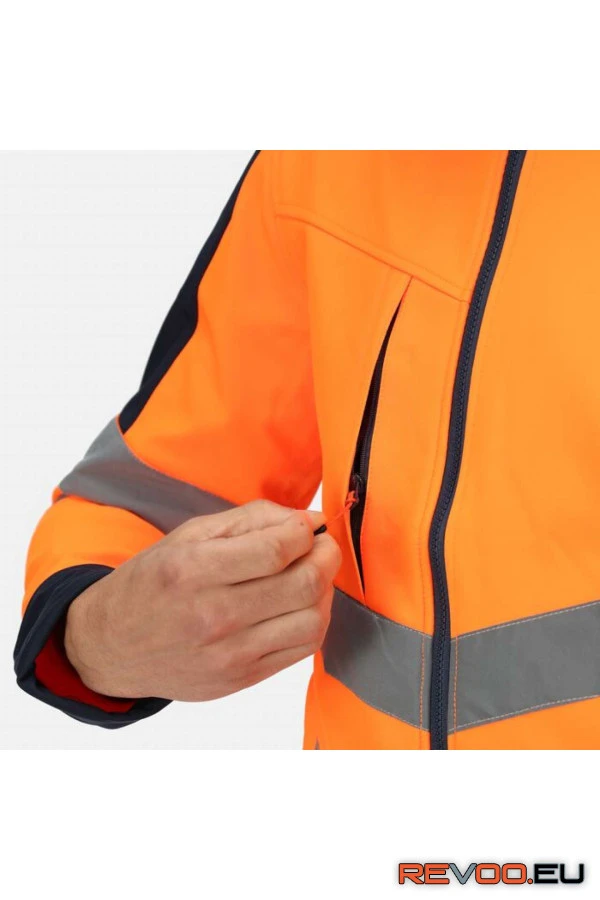 Hi-vis pro 3 rétegű softshell dzseki   Regatta RETRA625 5.