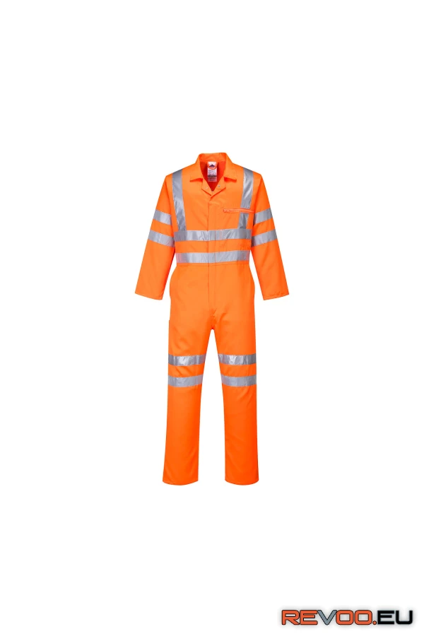 Hi-Vis Poly-cotton overall RIS   Portwest RT42 1.