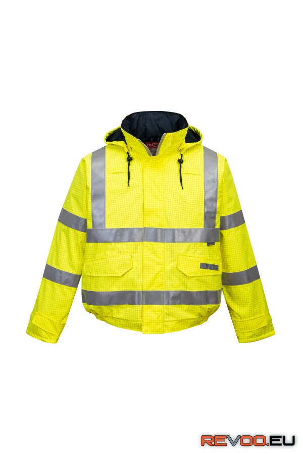 Bizflame Rain Hi-Vis antisztatikus lángálló bomber kabát   Portwest S773 2.