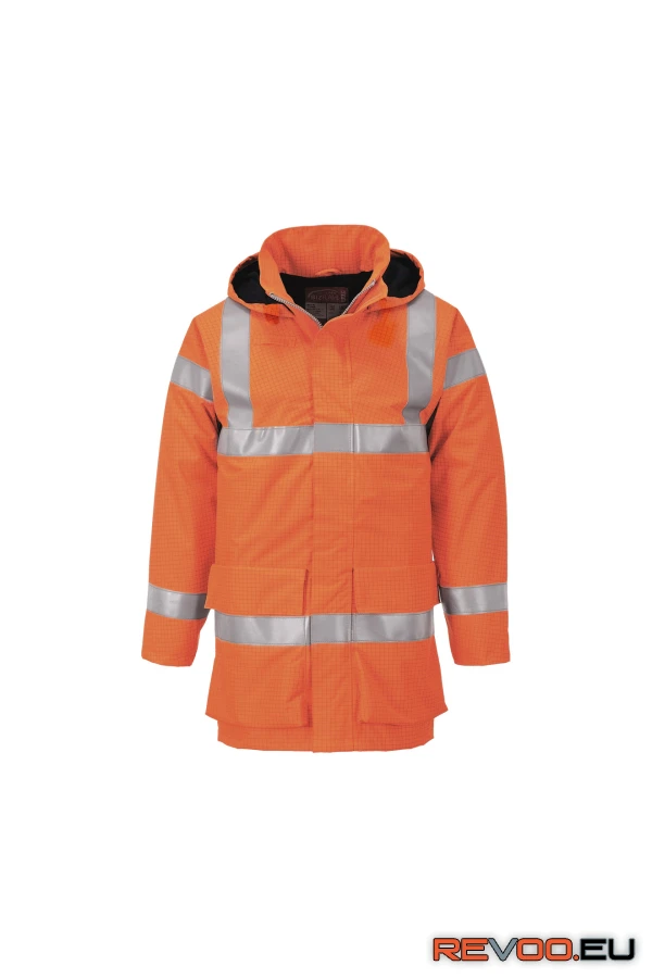 Bizflame Rain Hi-Vis Multi Lite lángálló kabát   Portwest S774 1.