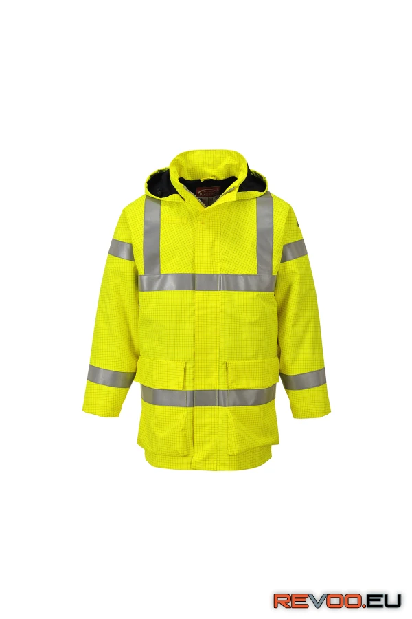 Bizflame Rain Hi-Vis Multi Lite lángálló kabát   Portwest S774 2.