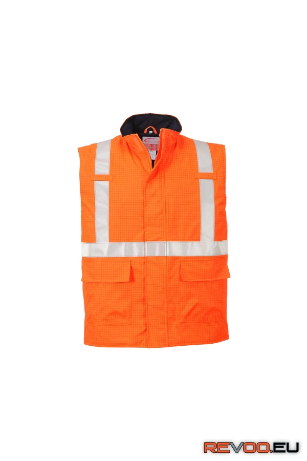 Bizflame Rain Hi-Vis antisztatikus lángálló mellény   Portwest S776 1.