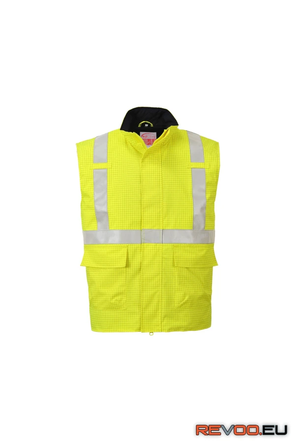 Bizflame Rain Hi-Vis antisztatikus lángálló mellény   Portwest S776 2.