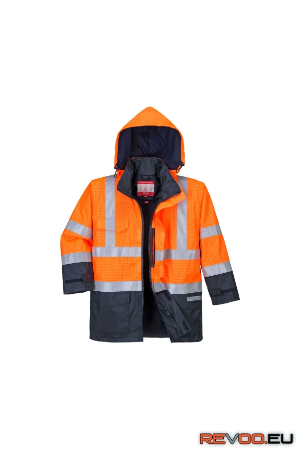 Bizflame Rain Hi-Vis Multi-Protection lángálló kabát   Portwest S779 1.