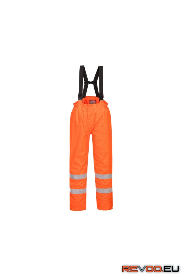 Bizflame Rain bélelt- Hi-Vis lángálló antisztatikus nadrág   Portwest S781 1.