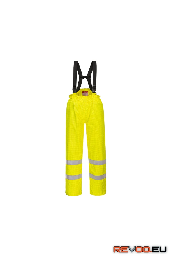 Bizflame Rain bélelt- Hi-Vis lángálló antisztatikus nadrág   Portwest S781 2.