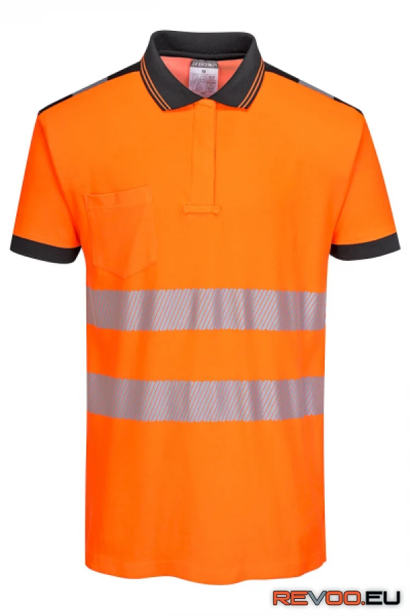 PW3 Hi-Vis galléros póló   Portwest T180 