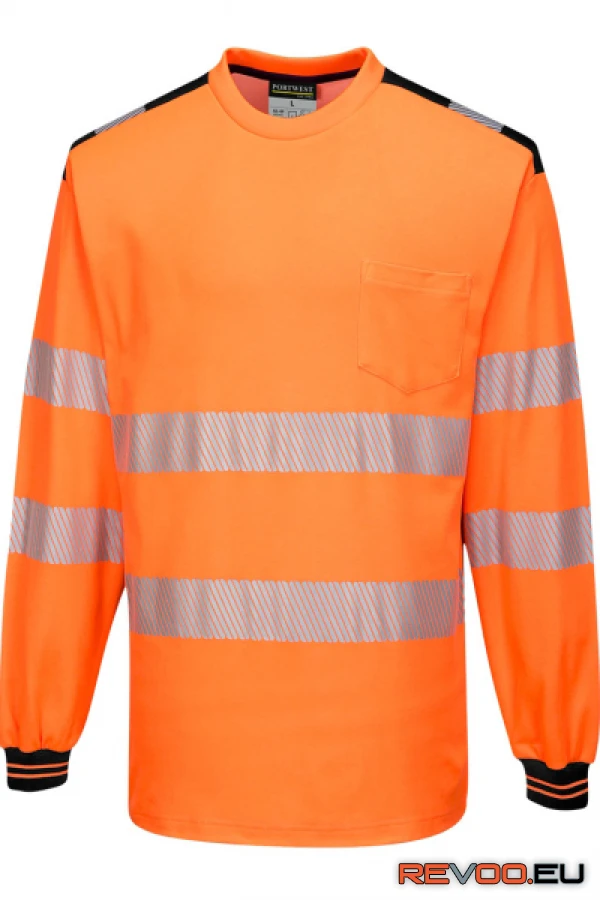 PW3 Hi-Vis hosszú ujjú póló   Portwest T185 