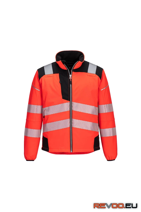 PW3 Hi-Vis softshell kabát   Portwest T402 4.