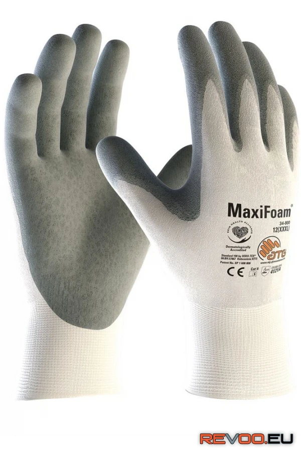 Maxifoam nitril mártott kesztyű 34-800   ATG VO-A3034-10