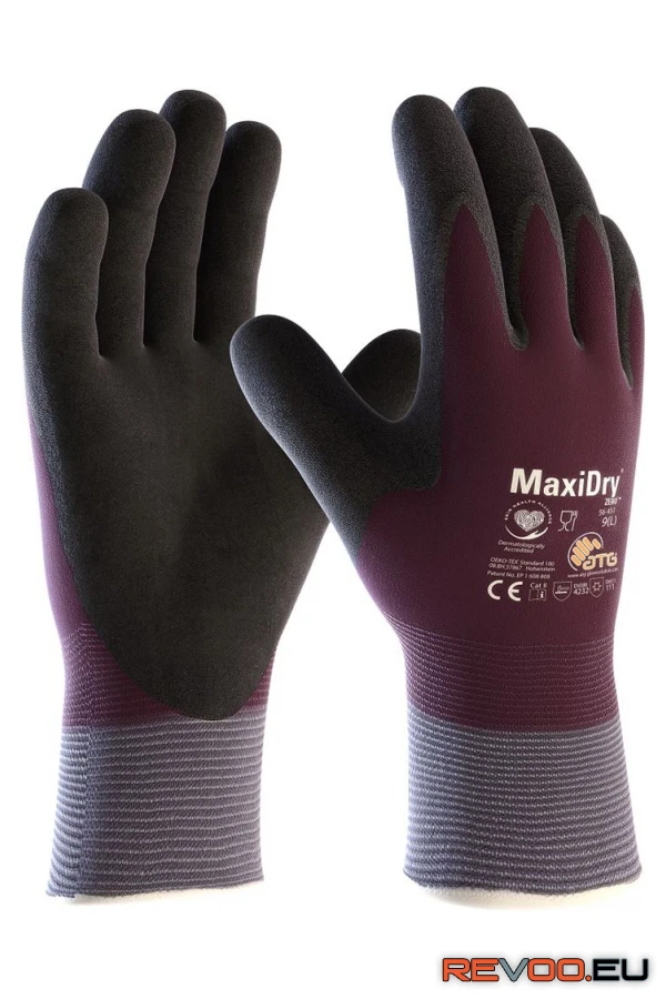 Maxidry Zero teljesen mártott kesztyű 56-451   ATG VO-A3050-09
